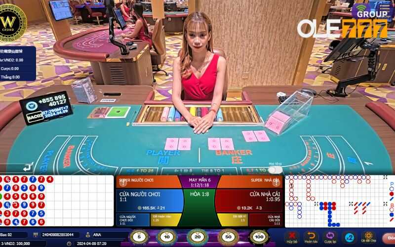 Trò chơi Baccarat tỷ lệ trả thưởng cao